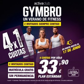 GYMBRO - 4x1 EN ACTIVACLUB...